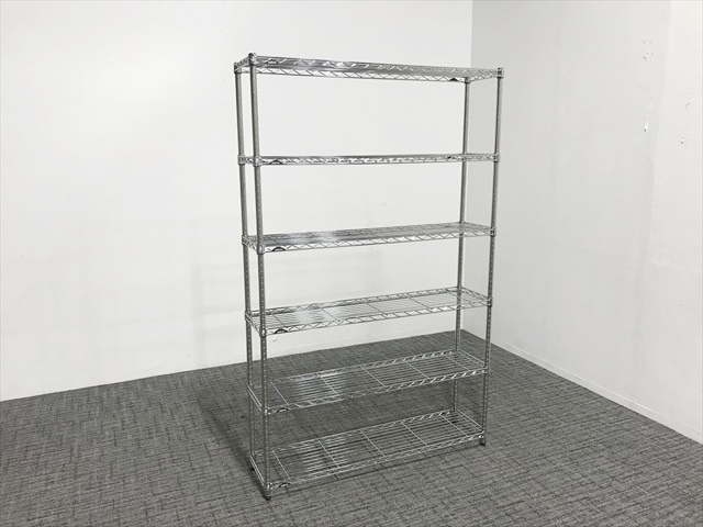 メタルラック 天地6段 ホームエレクター[ERECTA/エレクタ][中古]|メタルラック-書庫・収納 オフィス家具（中古）通販ならHappy（ハッピー）