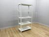 スチールラック 軽量 セミボルトレス 天地5段 63型 A型オープン棚