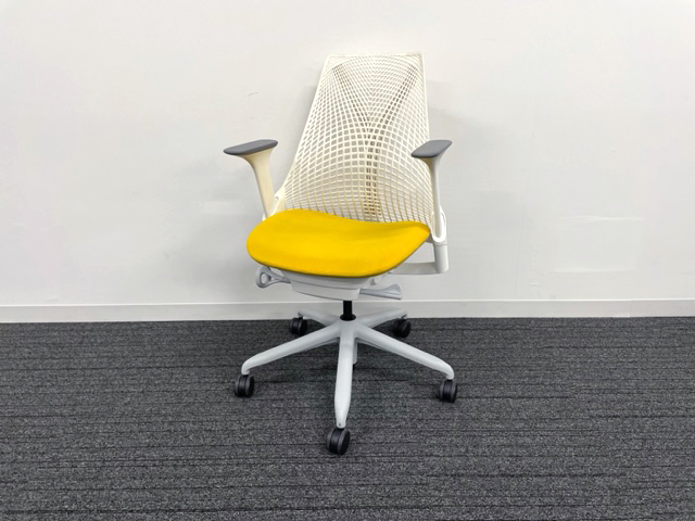 HermanMiller/ハーマンミラーのセイルチェア ミドルバック AS1YA22HA-0320  N265BB98SG9102[HermanMiller/ハーマンミラー][中古]|オフィスチェア-チェア オフィス家具（中古 ）通販ならHappy（ハッピー）