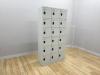 18人用シューズBOX 3列6段 扉付 KL-H36K