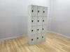 12人用シューズBOX 3列4段 扉付 AS)QE-M34