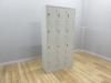 12人用シューズBOX 3列4段 ジョインテックス 南京錠タイプ 扉付