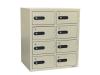 貴重品ロッカー 2列4段 8人用 LK-30シリーズ ダイヤル式 LK-308N